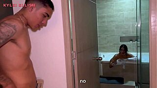 curvy latina milf kylei ellish jacuzzi fucked doggy cowgirl by young stud mouth cum