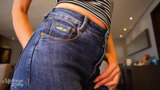 Pounding Hot Babe's Huge Ass Doggy to Cowgirl Creampie Explosion!