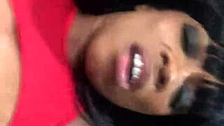 fresh ebony milf pounded by italian machine interracial pov cumshot climax