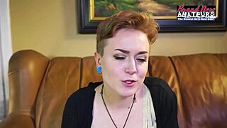 petite tattooed blonde micah gags on big cock deepthroat then swallows every drop of cum pov