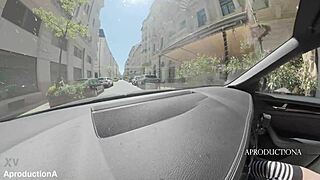 Desperate panty wetting golden shower car piss mouthful