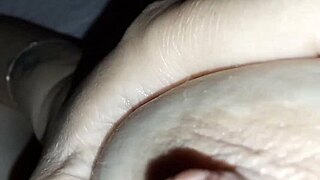 Brunette Squirts Milk From Natural Tits Balloon Style