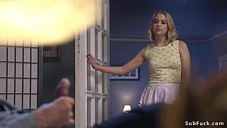 Groom rams fiance while she's BOUND AND TIED!