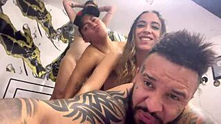 My college friends fucked wild cumming everywhere!