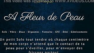 French dirty talk solo gets skin tingling