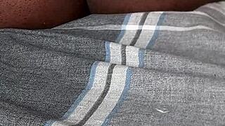 elle caresses her aching pussy to ecstasy