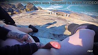 Maré De Masturbação - Explosive Outdoor Cumshot Bliss