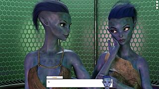 wanna midnight ride galactic detour? double shemale toy trouble awaits