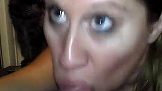 milf savage sarah sucks huge cock swallows cum homemade style