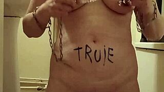 Milf slave bent over for hardcore doggystyle humiliation and flagellation 😈🔥