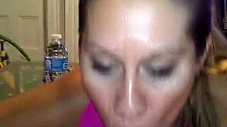 milf savage sarah sucks huge cock swallows cum homemade style