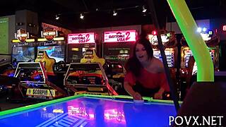 Hey barely legal euro teen you suck that old cock so rough in pov!