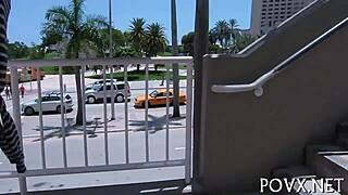 kelsi monroe takes your pov cock deep in her throat and pussy