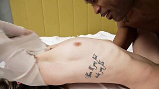 Blonde Wrestles into Wild Bedroom Orgasm with Big Cock