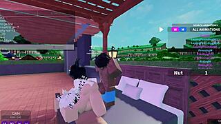 Blacked Threesome Two Bunnies Ravaged by One Massive Bull Cock