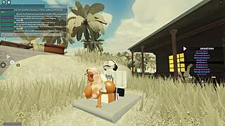 roblox blonde ebony big ass pounding