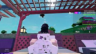 Blacked Threesome Two Bunnies Ravaged by One Massive Bull Cock