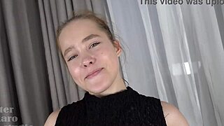 New teen Nicole Murkovski takes monster cock up ass... orgasming hard!