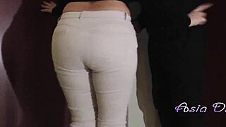 opening lover's door husband home nearby?