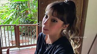 daddy's babysitter is home alone wanna try something new