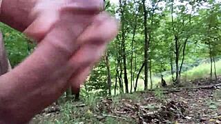 Clitlicker662 Flashes Wet Pussy Orgasm In Forest Sep 29