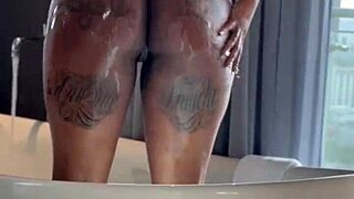 wanna see this ebony SLURP big black cock sloppy in vegas?