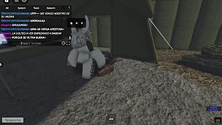 ukrainian sneaks into my war base and i end up fucking her hard