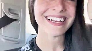 venom evil and kaitlyn katsaros tease flashing feet licking bisexual beach day