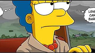 Marge Simpson Rides Grandpa's Cock Doggystyle In Storm  