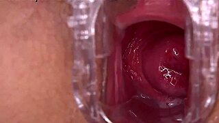 slut begs you to SHOOT big load DEEP in shaved wet pussy