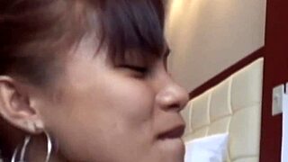 asian teen 18+ chokes on trikepatrol's huge dick deep