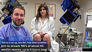 Doctor forces hitachi orgasms on sophia valentina as tampa human guinea pig.