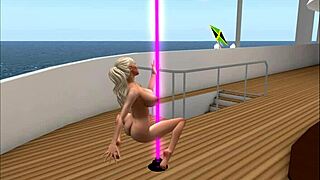 kassie cameltoes in club where pornstars dance and tease