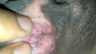 mature woman gets hairy pussy massaged to intense orgasm in oil slick room