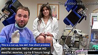 Doctor forces hitachi orgasms on sophia valentina as tampa human guinea pig.
