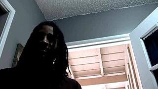 chubby ebony milf takes big black cock pounding hard