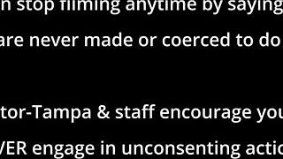 Doctor forces hitachi orgasms on sophia valentina as tampa human guinea pig.