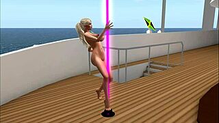 kassie cameltoes in club where pornstars dance and tease