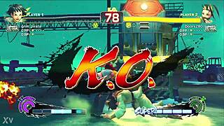 ninja girl fucks karate student in intense street fight game