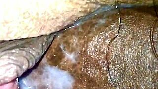 Wifey Cucks Hubby with Old Black Bull!