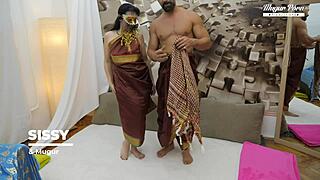 Sissy Hairy Mature Sucks Cock Then Gets Fucked Hard