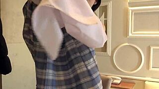 NTR Horny ConCafe Girl Creampies Married Boss In Uniform