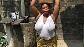 her big natural tits drive me crazy during crazy outdoor fuck 😜🍑💦