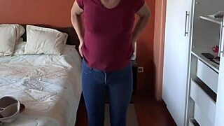 wanna see me cum on sister-in-law's huge tits first time?