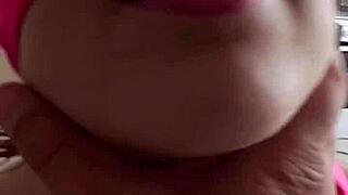 Blindfolded Aprill Bent Over Fucked Doggystyle Cumshot!