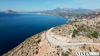 vixen spy bella spark seduces milan cheek for steamy threesome lick