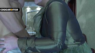 Muscular hunk pounds fat milf's pussy ruthlessly doggystyle creampie