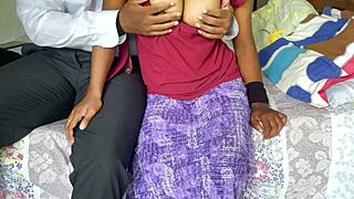 Keep quiet while riding stepdad's cock so he doesn't notice us sneaking around