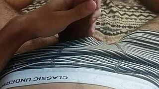 Skinny Brazilian Jerk Off Instructions With Moaning Orgasm