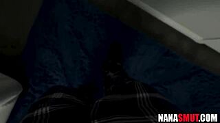 Step granny wants you handcuffed and blindfolded in her bed!